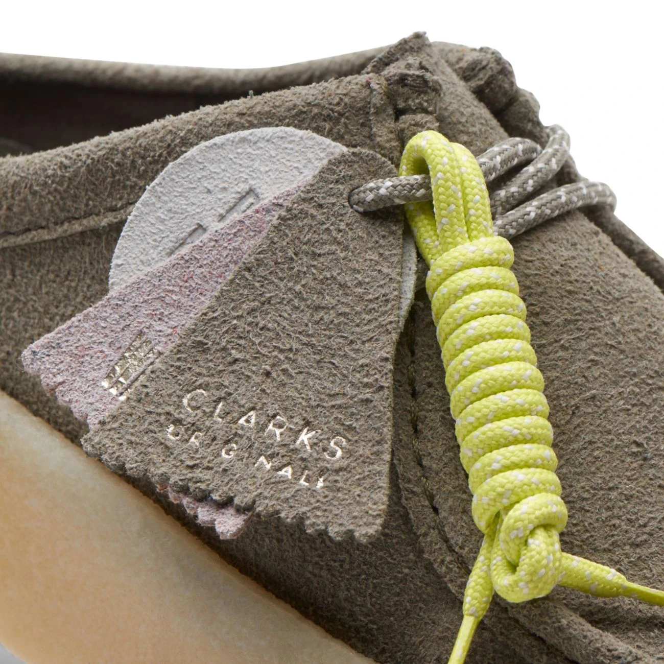 Clarks Wallabee Cup Lo Olive Eco Lea - Image 8