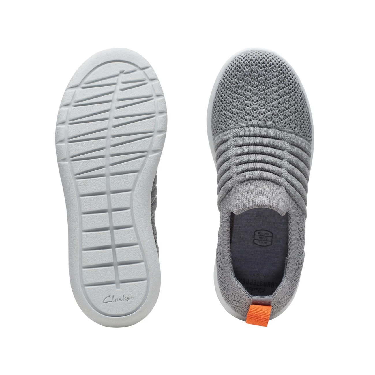 Clarks Ezera Walk Kid Grey Textile - Image 7