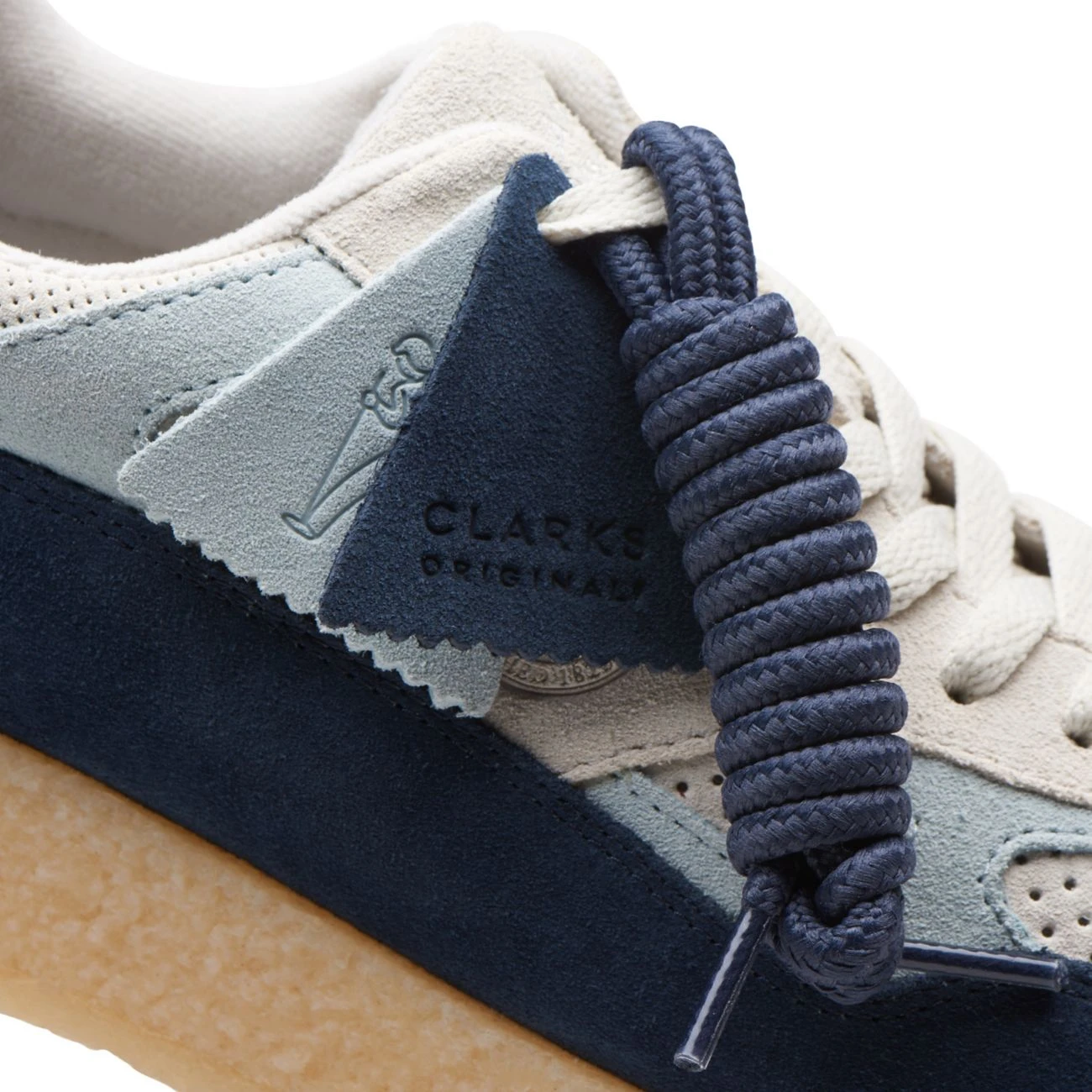 Clarks 8th St Lockhill Dark Blue Combi - Image 8