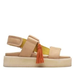 Clarks Crepe Sandal Sand Combi