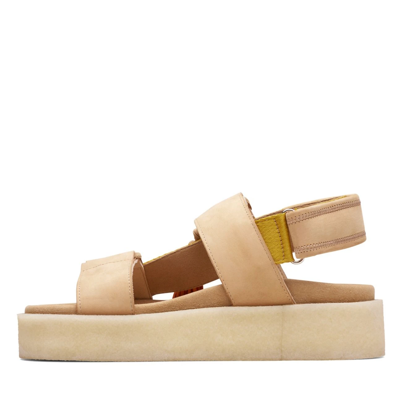 Clarks Crepe Sandal Sand Combi - Image 5