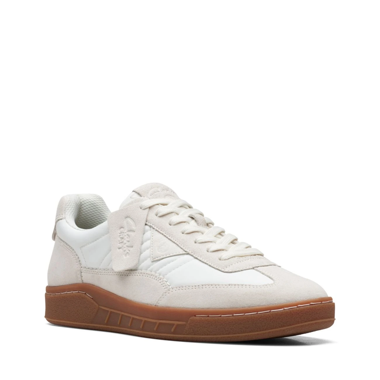 Clarks Craft Rally Ace Off White Combi - Image 2