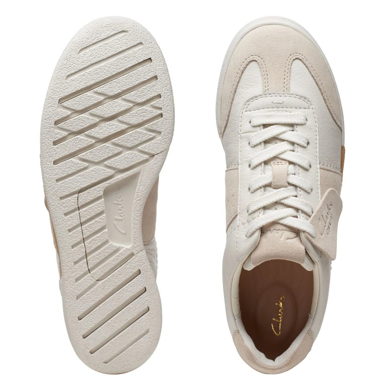 Clarks Craft Match Lo Off White Combi - Image 9