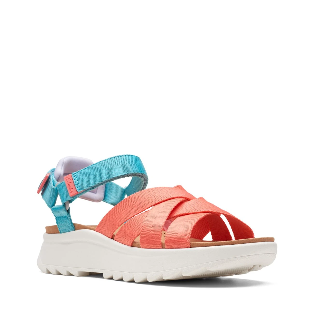Clarks Dash Lite Cross Peach Combination - Image 2