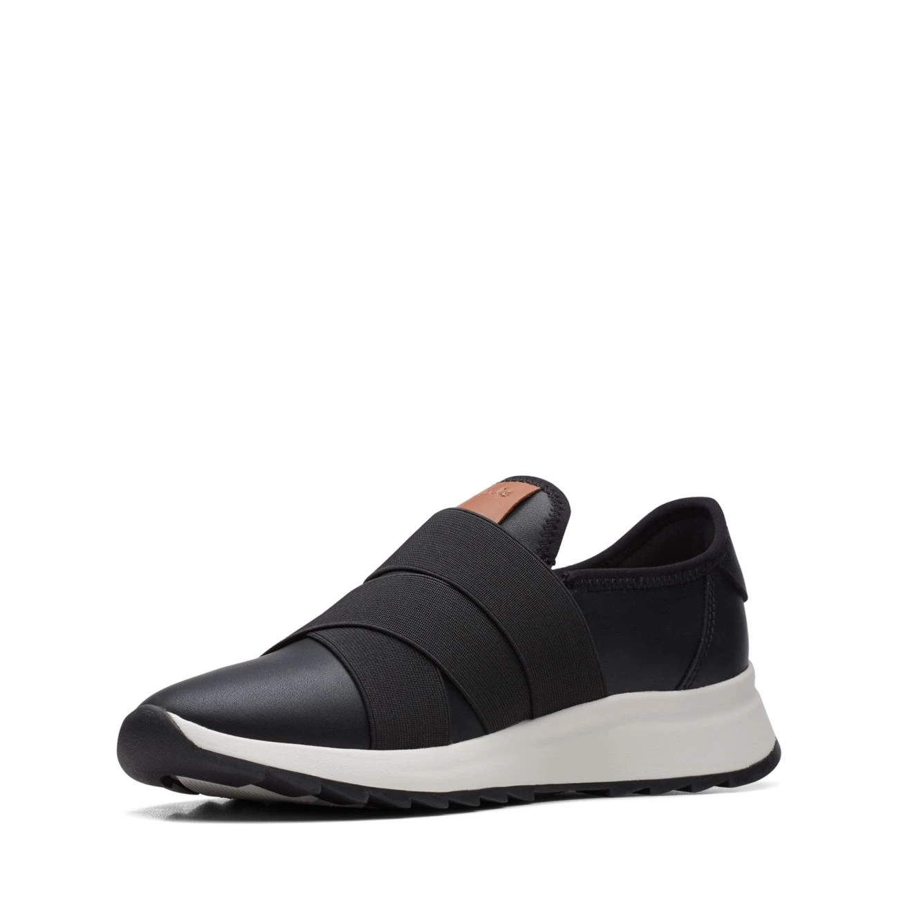 Clarks Dash Lite Strap Black Leather - Image 4