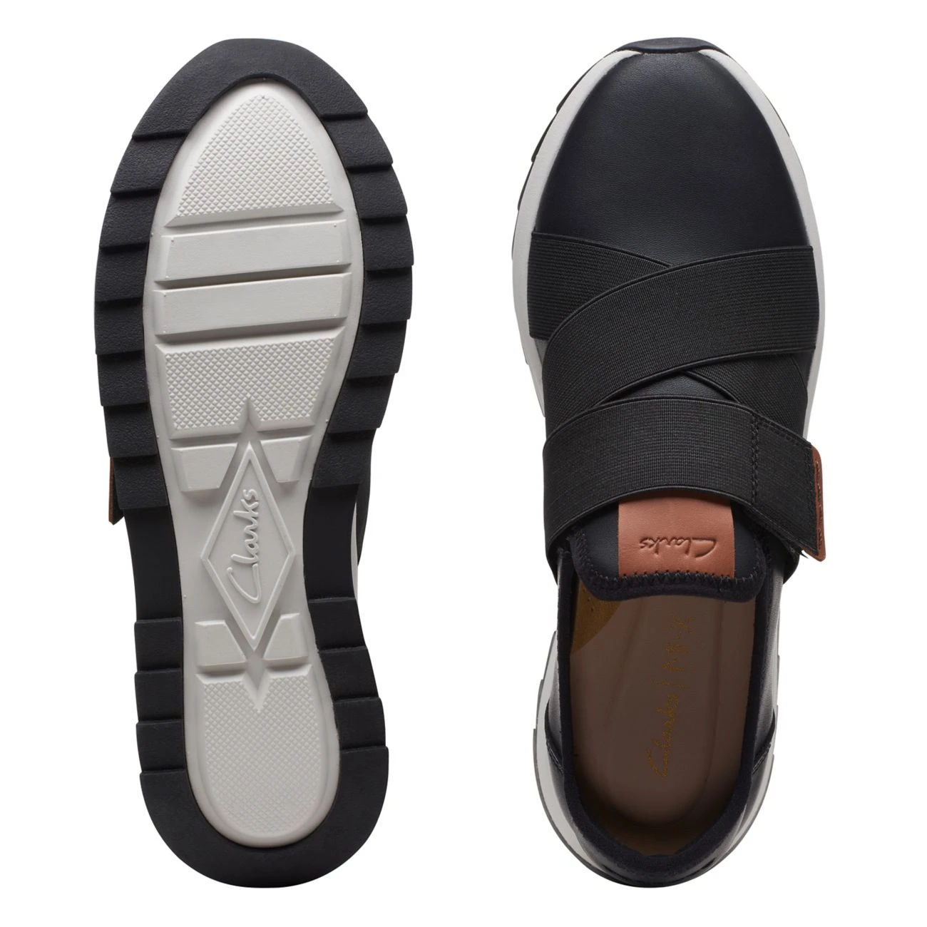 Clarks Dash Lite Strap Black Leather - Image 7