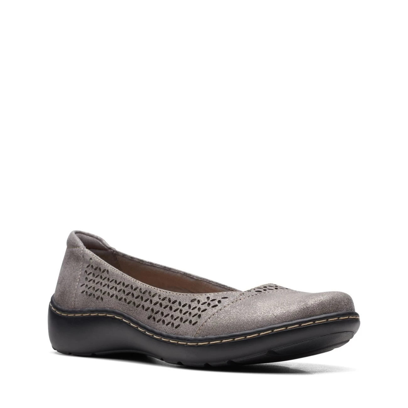 Clarks Cora Iris Pewter Metallic - Image 2