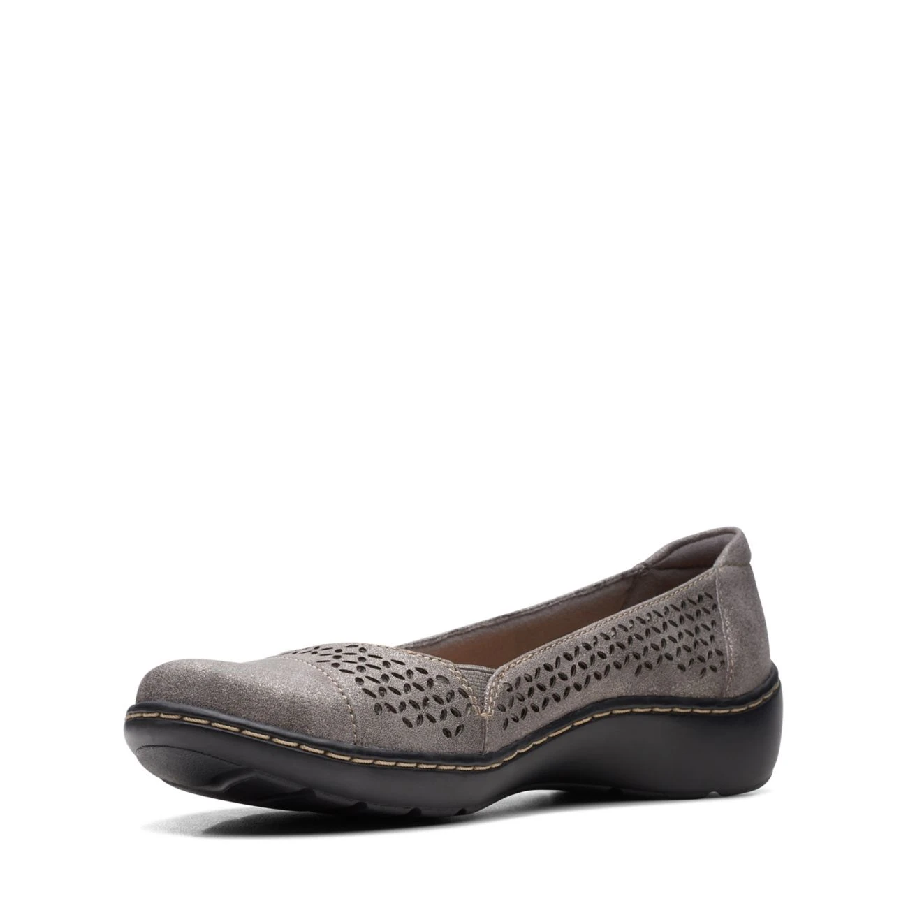 Clarks Cora Iris Pewter Metallic - Image 4