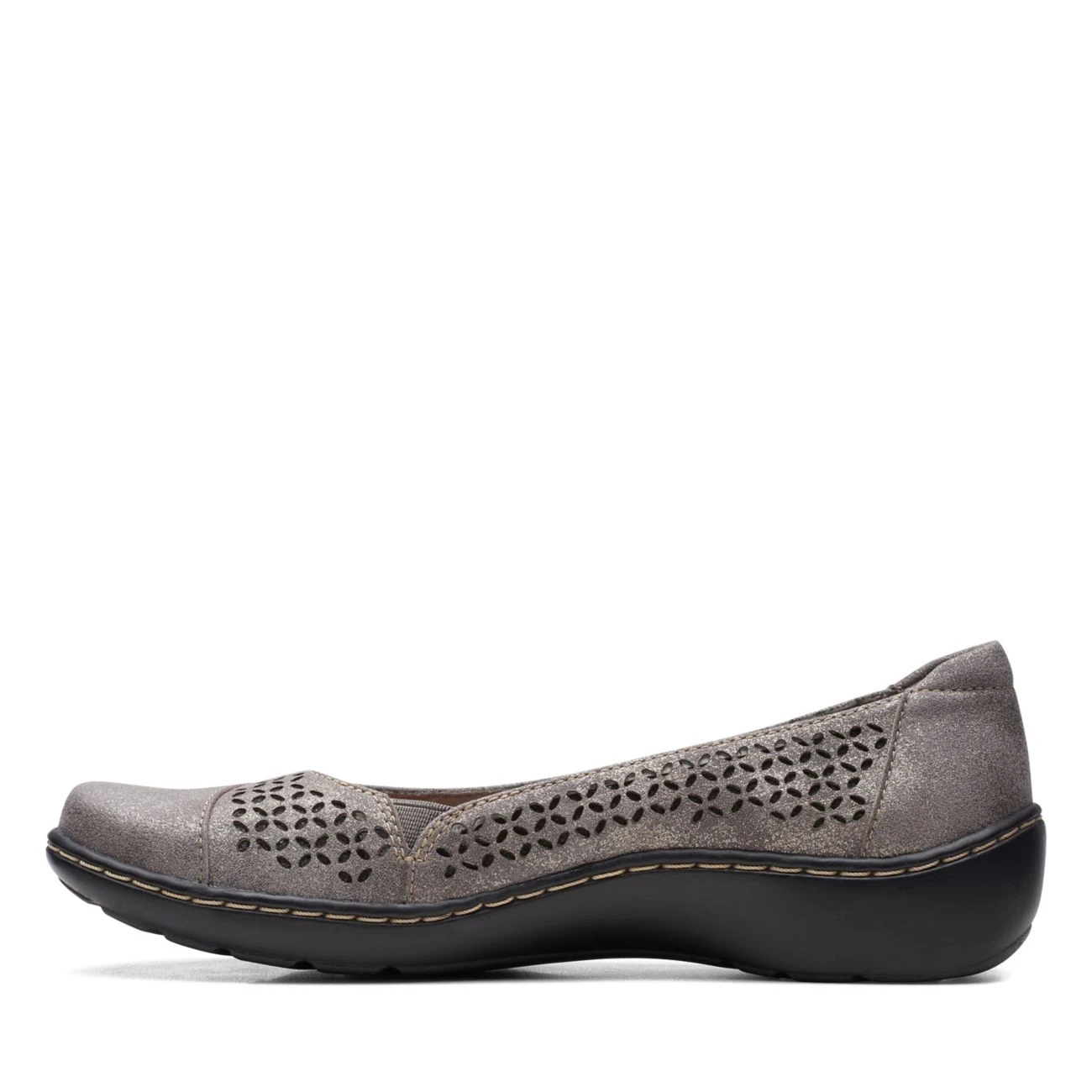 Clarks Cora Iris Pewter Metallic - Image 5