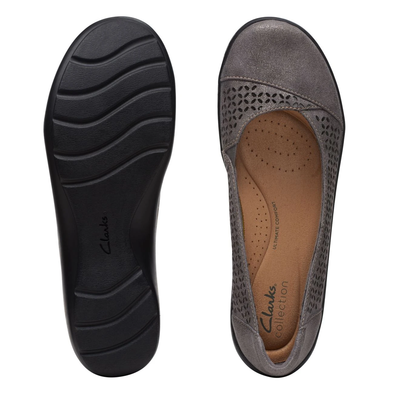 Clarks Cora Iris Pewter Metallic - Image 7