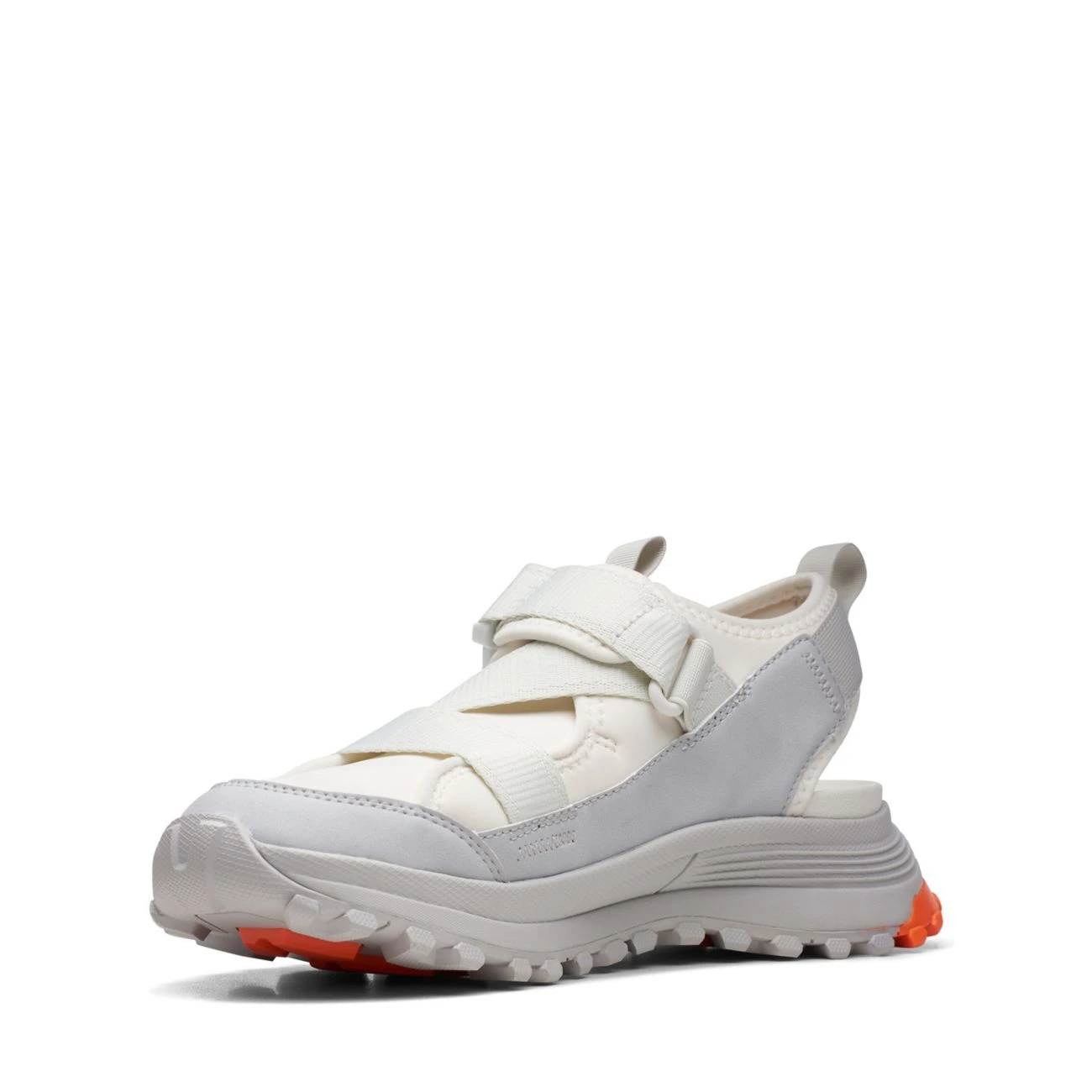 Clarks ATL Trek Strap Light Grey Combination - Image 4