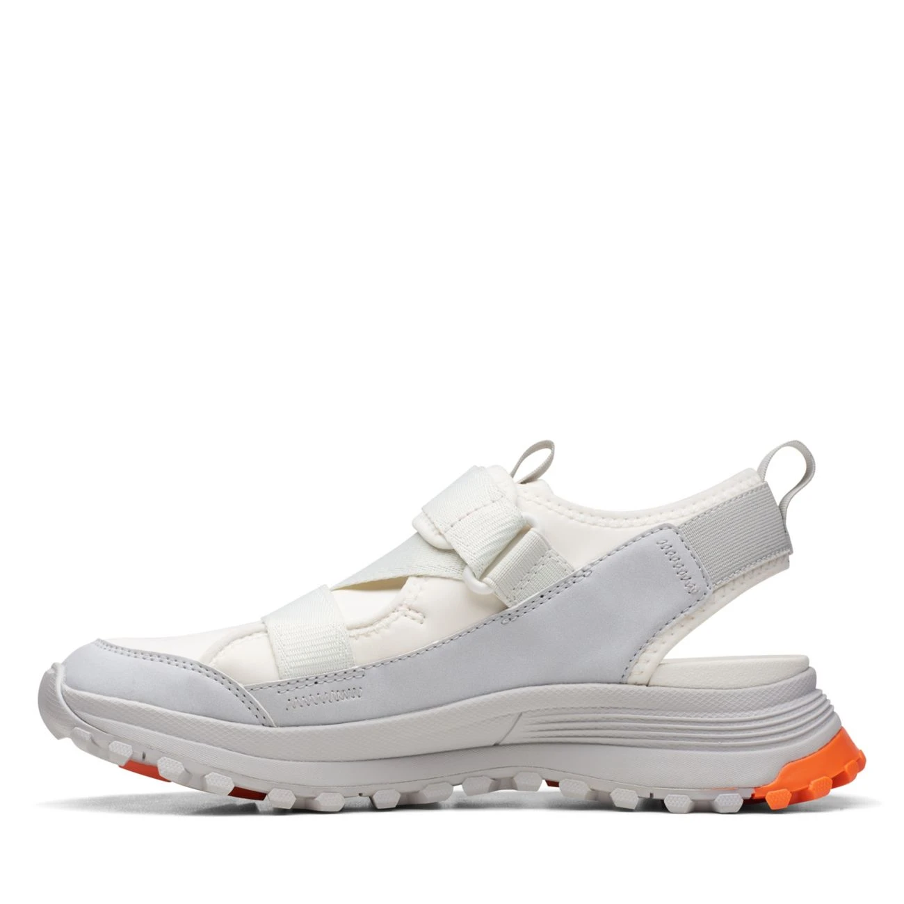 Clarks ATL Trek Strap Light Grey Combination - Image 5