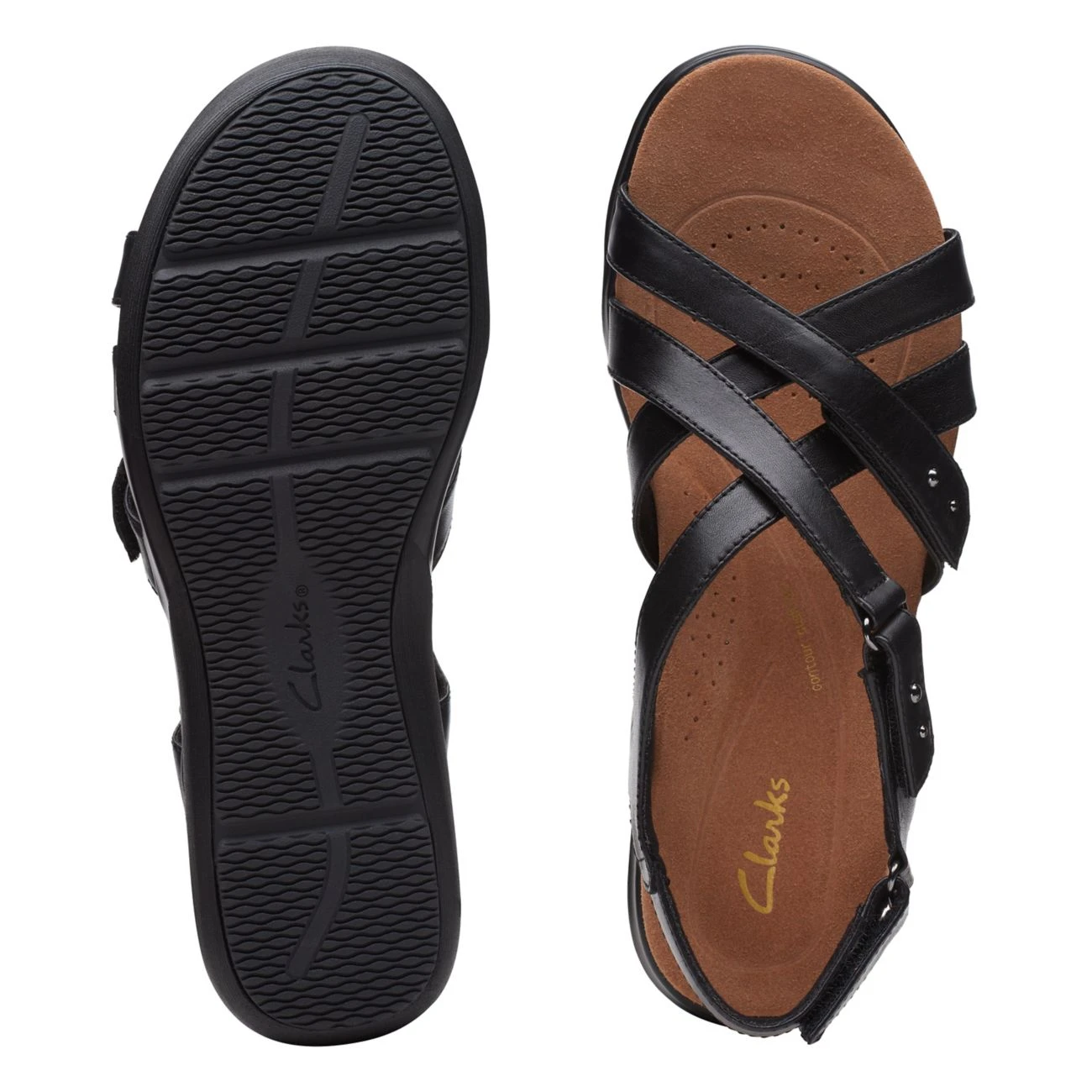 Clarks Kitly Go Black Leather - Image 7