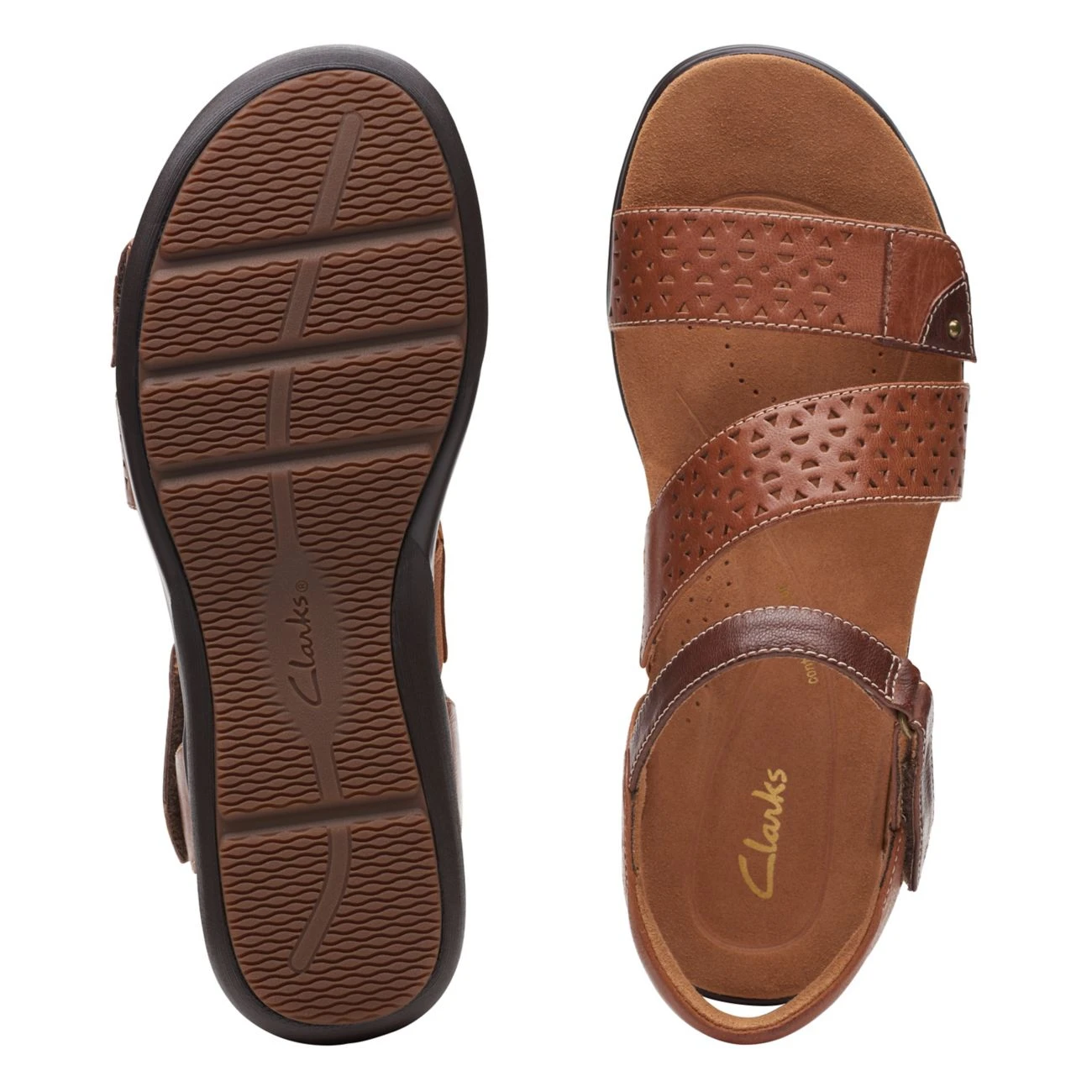 Clarks Kitly Way Tan Leather - Image 7