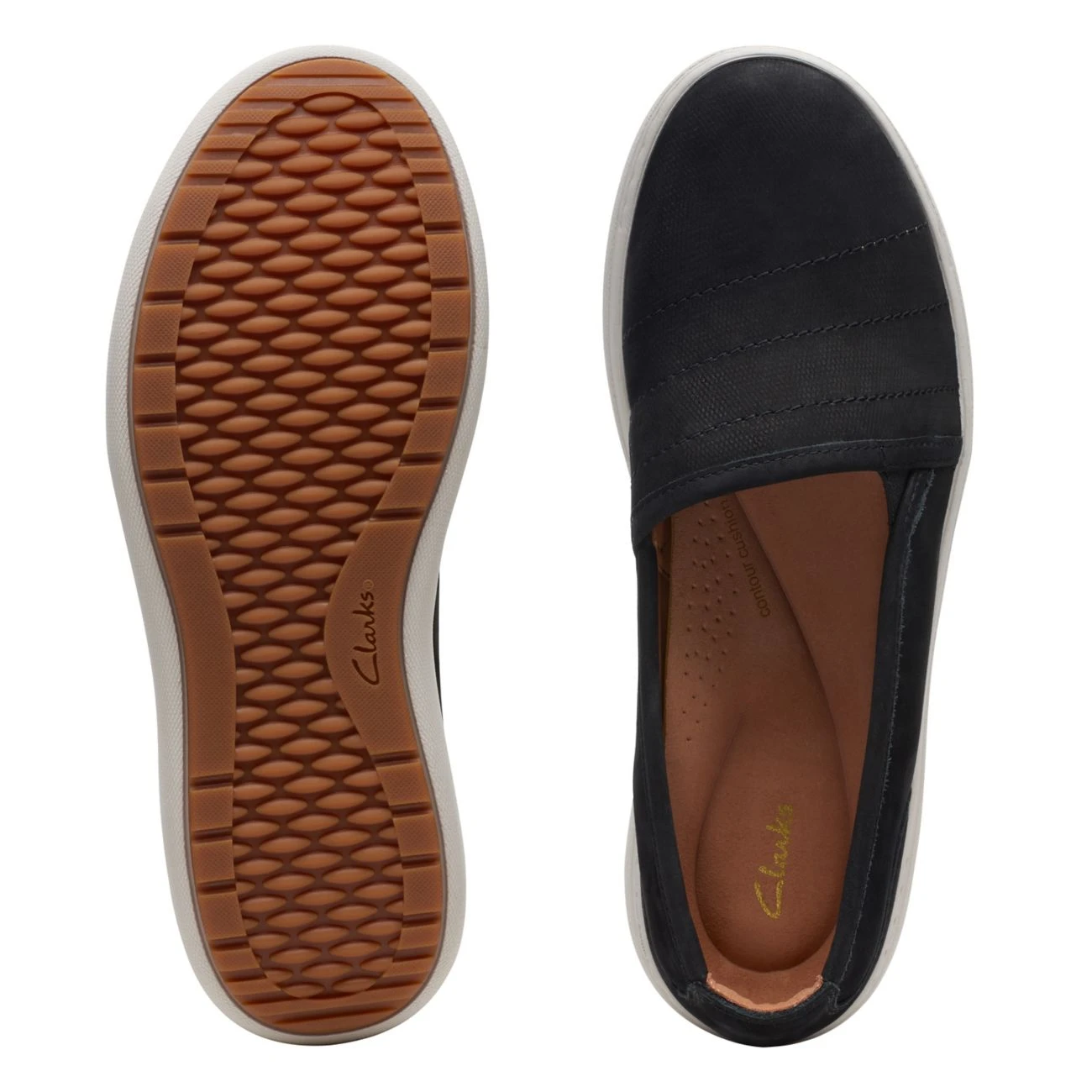 Clarks Nalle Violet Black Leather - Image 7