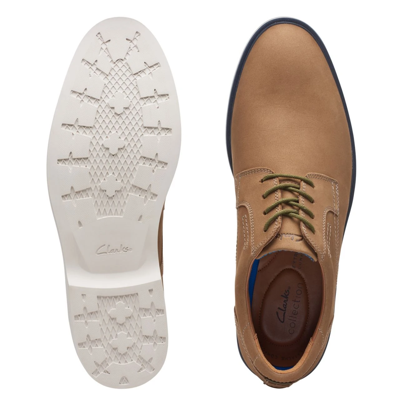 Clarks Malwood Lace Dark Sand - Image 7