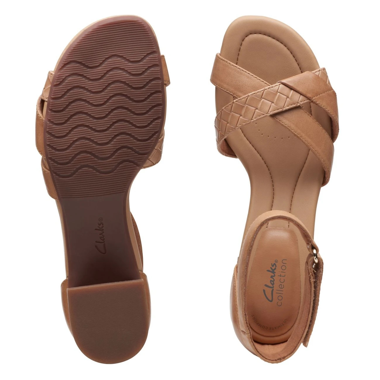 Clarks Desirae Lily Light Tan Leather - Image 7