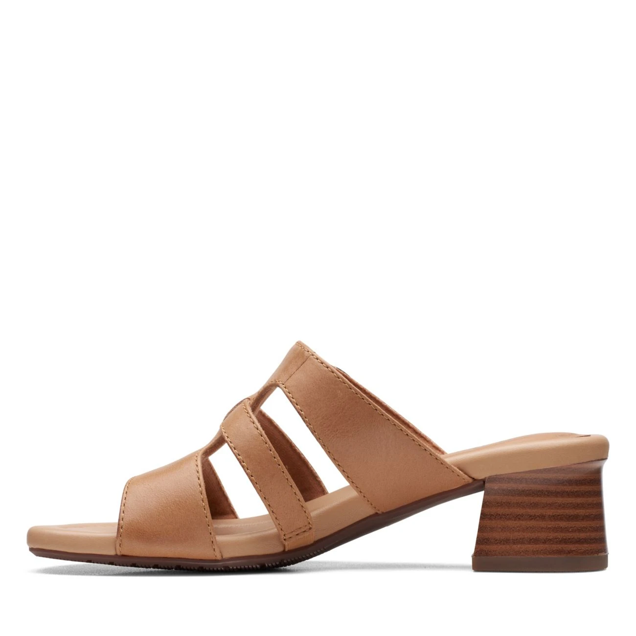 Clarks Desirae Palm Light Tan Leather - Image 5