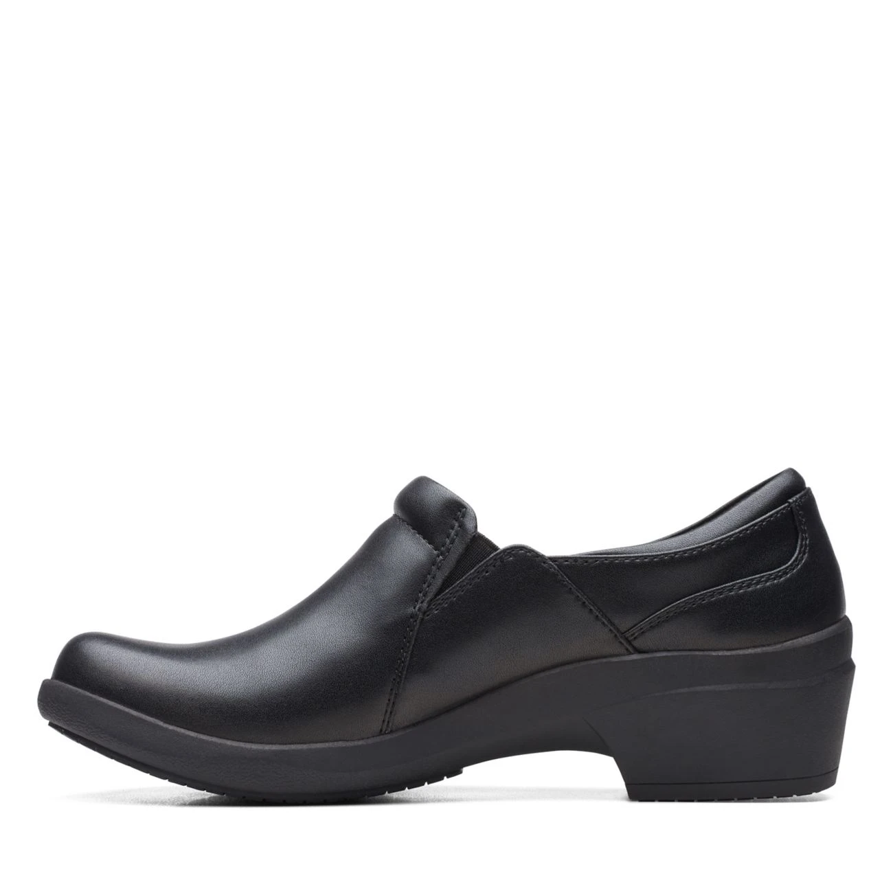 Clarks Talene Pace Black Leather - Image 5