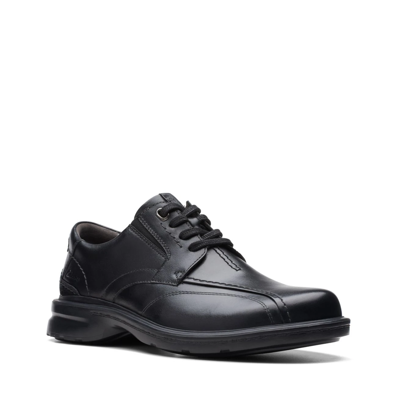 Clarks Gessler Lace Black Leather - Image 2