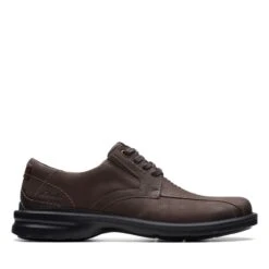 Clarks Gessler Lace Dark Brown Leather