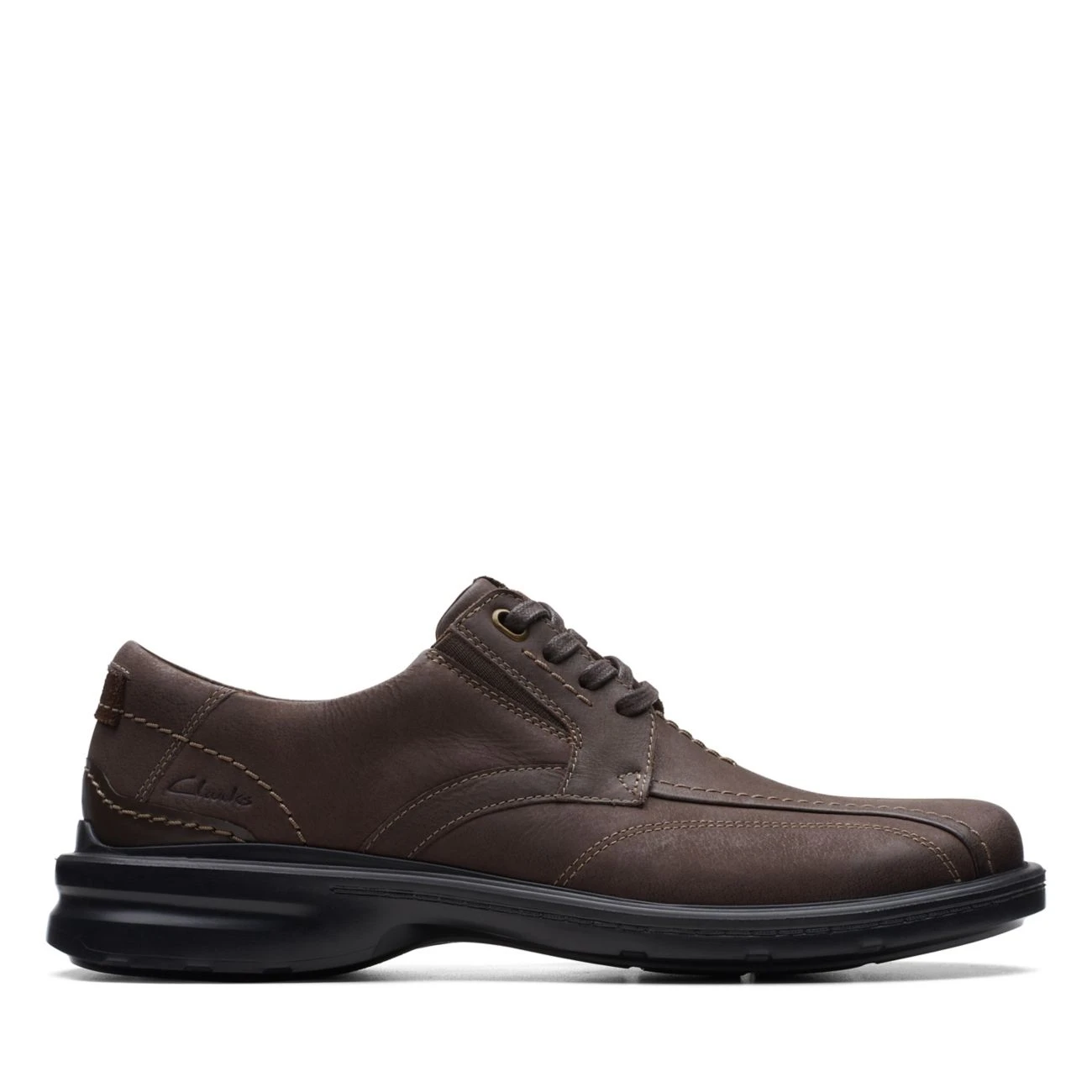 Clarks Gessler Lace Dark Brown Leather