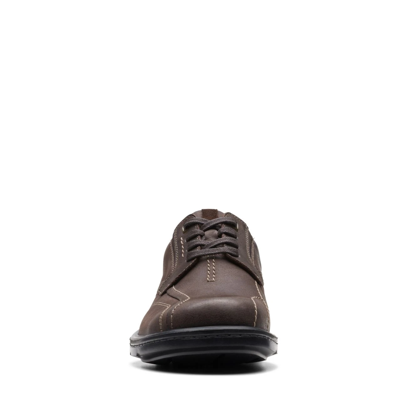 Clarks Gessler Lace Dark Brown Leather - Image 3