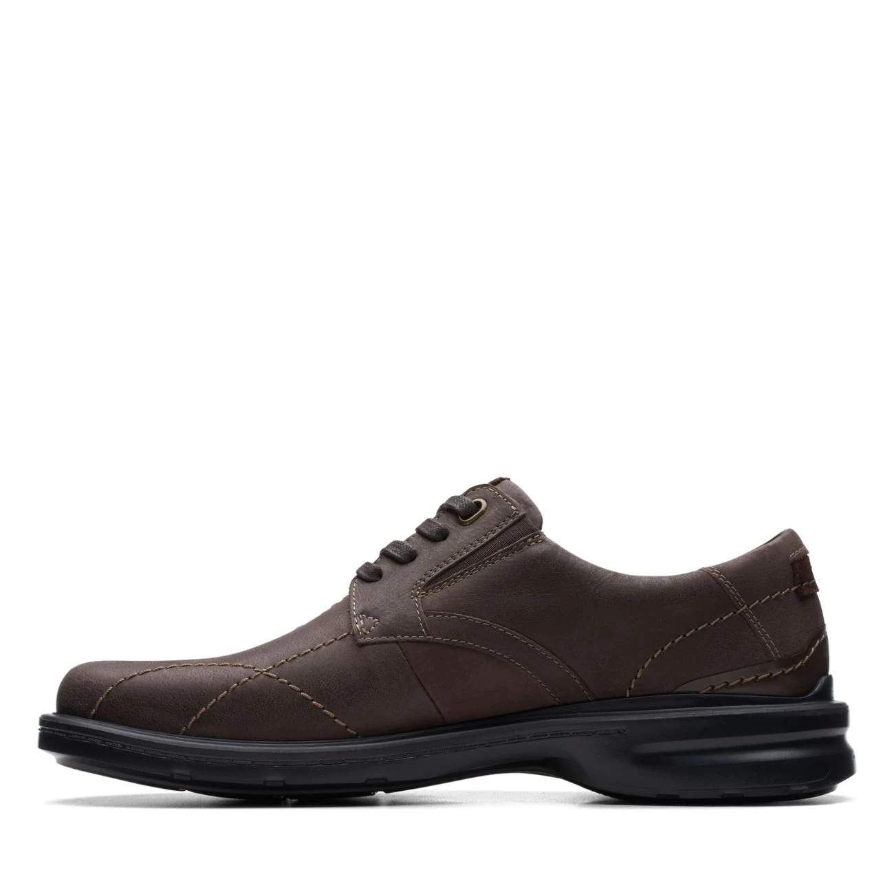 Clarks Gessler Lace Dark Brown Leather - Image 5