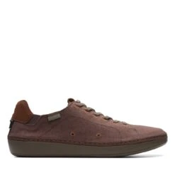 Clarks Higley Lace Brown Canvas