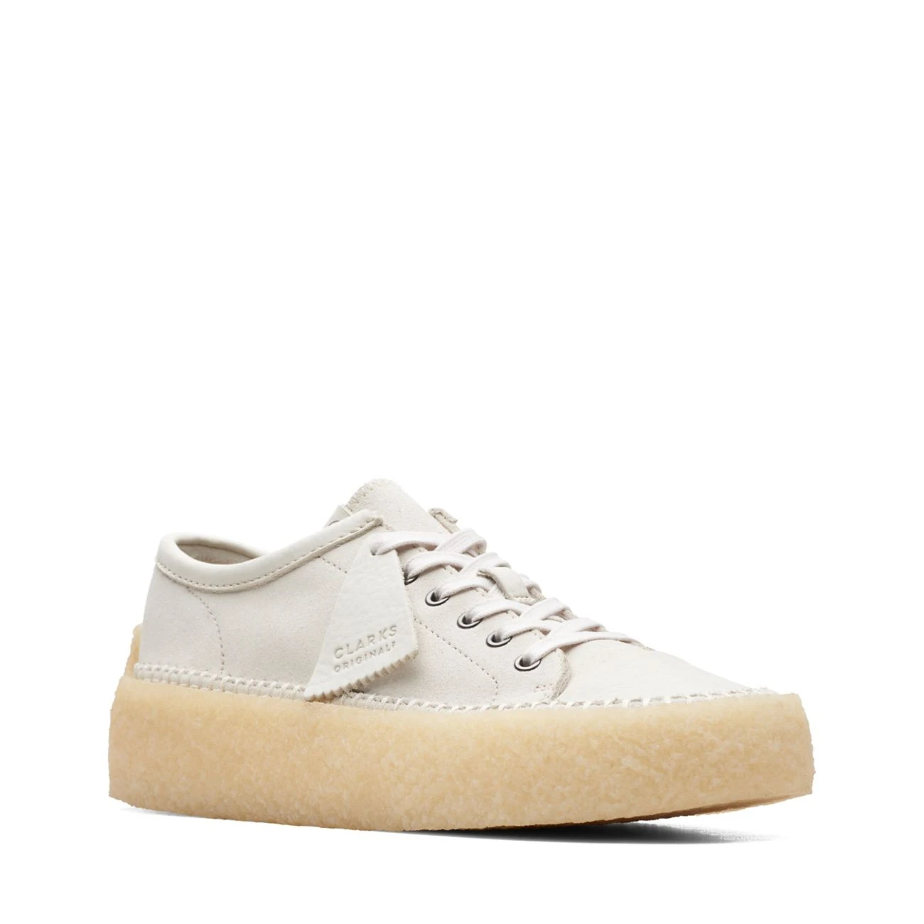Clarks Caravan Low White Combi - Image 2