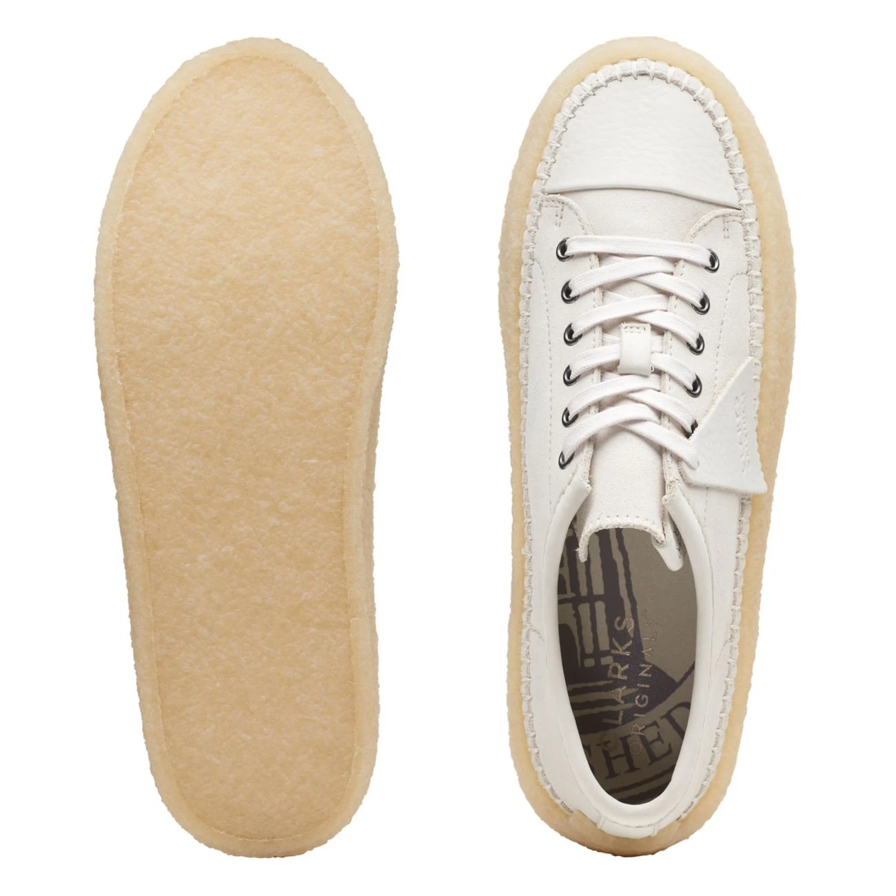 Clarks Caravan Low White Combi - Image 7