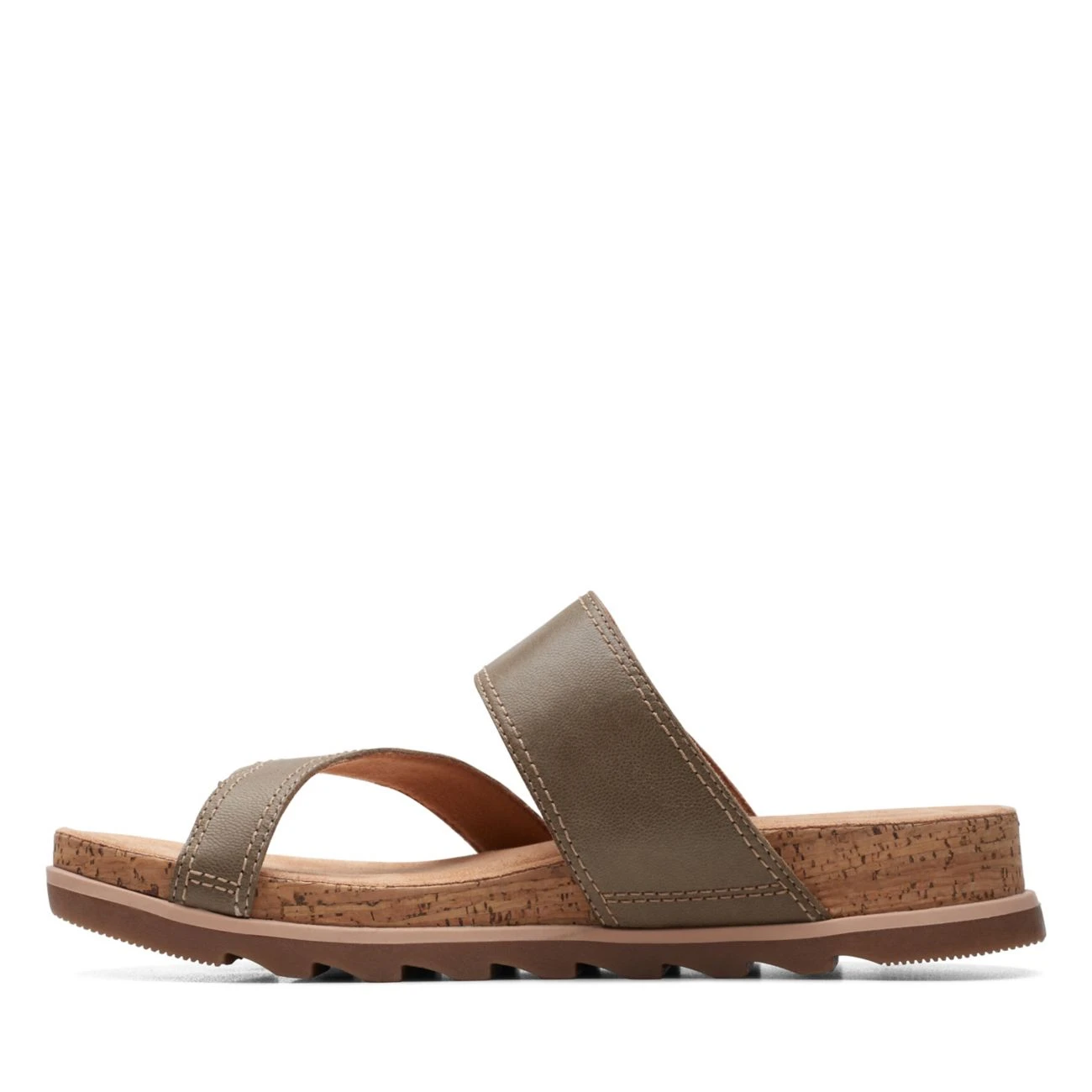 Clarks Yacht Beach Olive Leather - Image 5