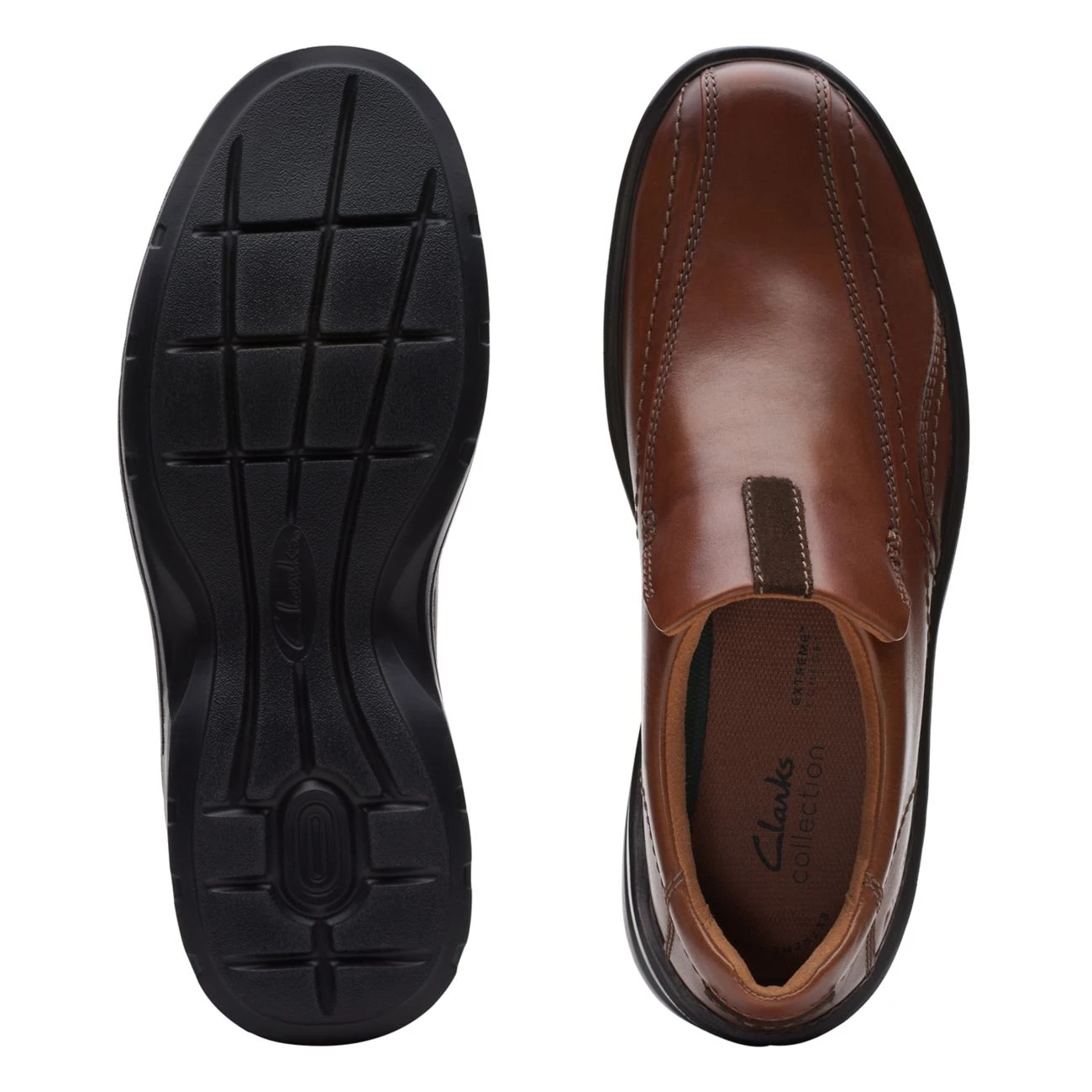 Clarks Gessler Step Dark Tan Leather - Image 7