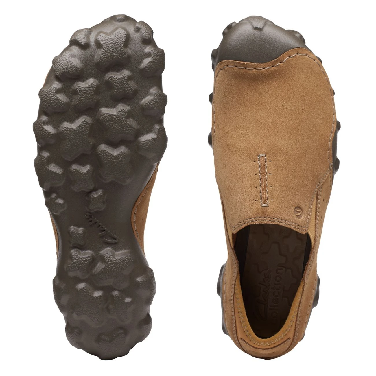 Clarks Mokolite Easy Dark Sand Suede - Image 7
