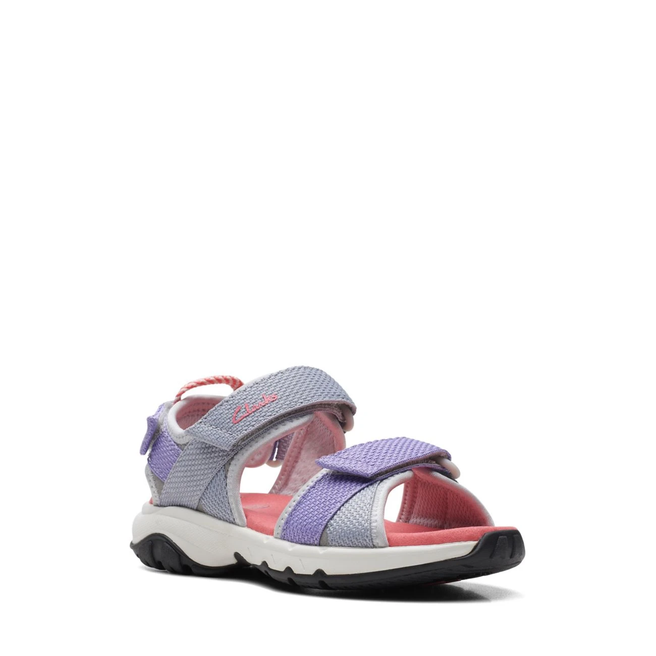 Clarks Expo Sea Kid Grey Combination - Image 2