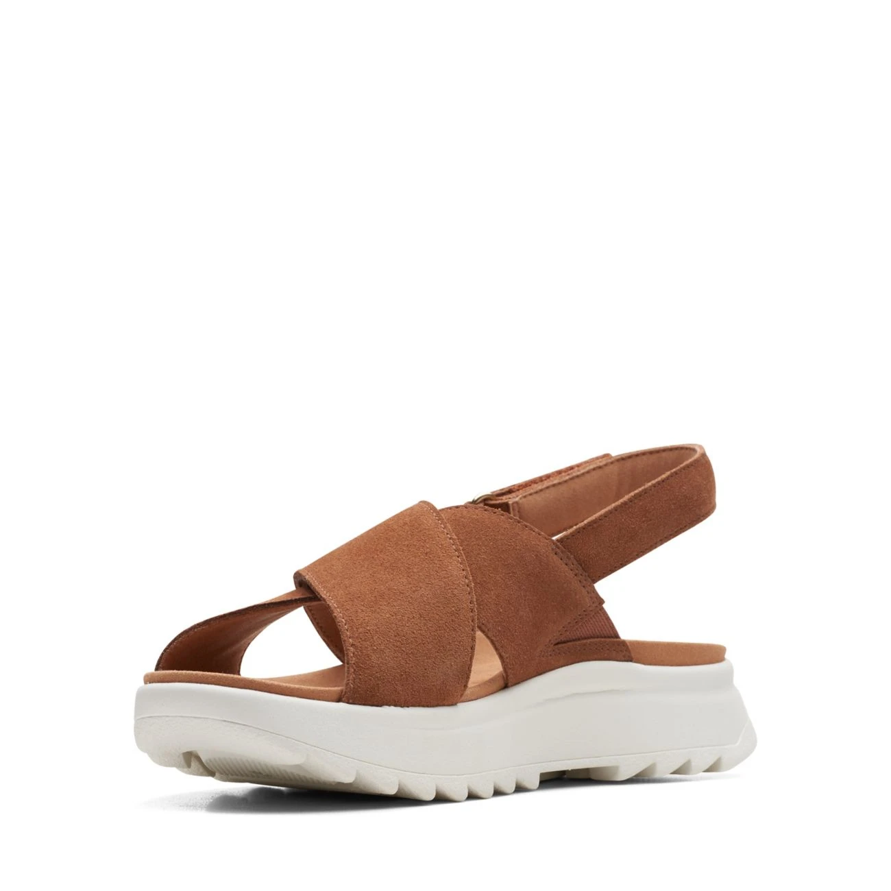 Clarks Dash Lite Wish Dark Tan Suede - Image 4