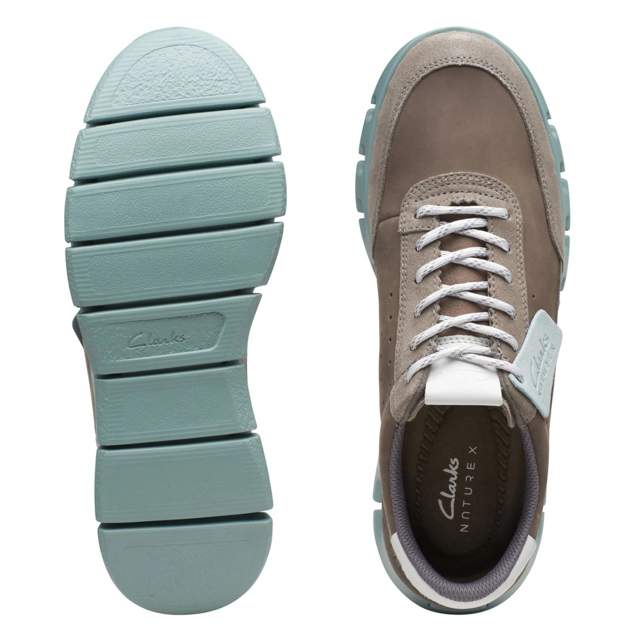 Clarks Nature X One Grey Combination - Image 7