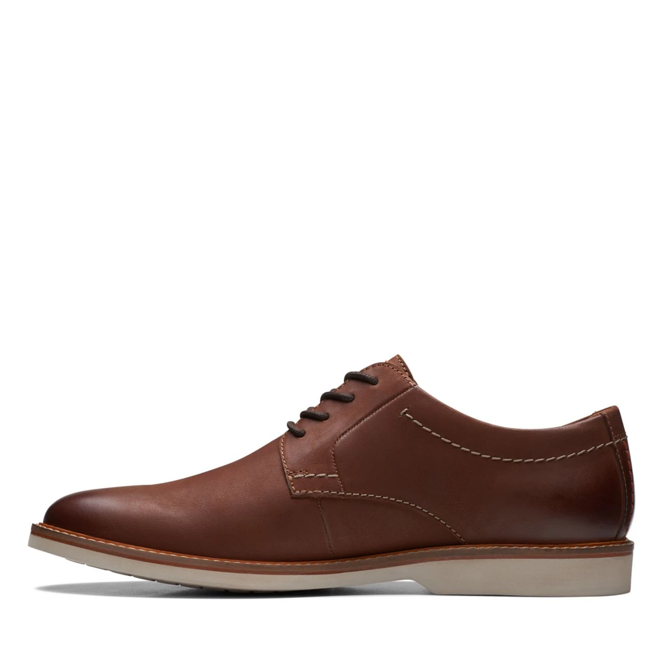 Clarks Atticus LT Lace Dark Tan Leather - Image 5