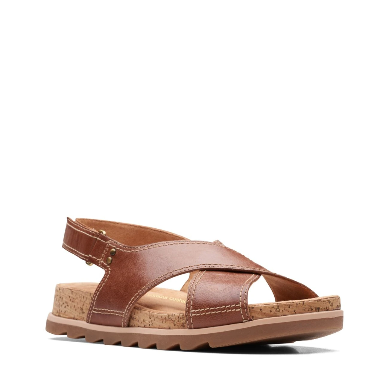 Clarks Yacht Cross Tan Leather - Image 2