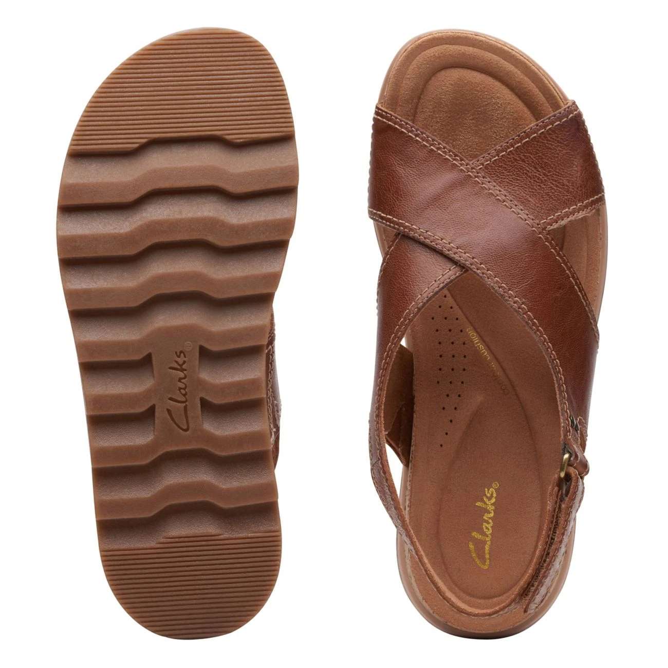 Clarks Yacht Cross Tan Leather - Image 7