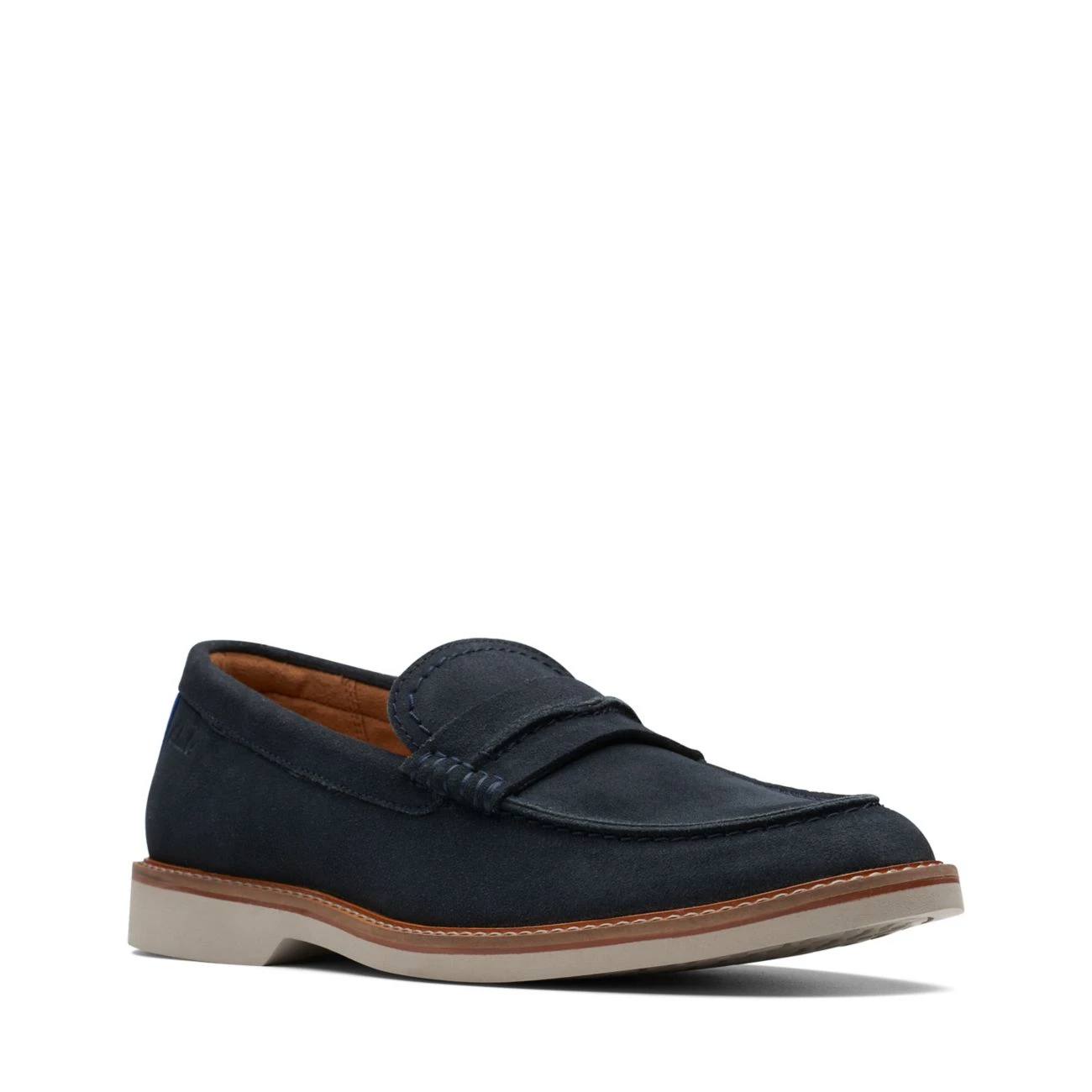 Clarks Atticus LT Slip Navy Suede - Image 2