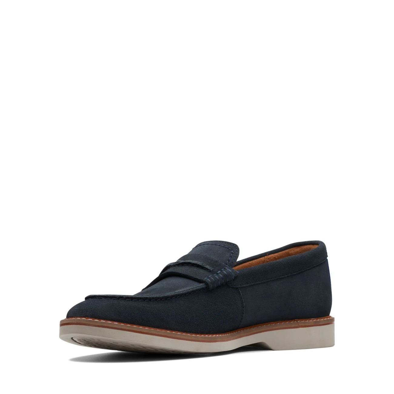 Clarks Atticus LT Slip Navy Suede - Image 4