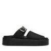 Clarks Crepe Slide Black Nubuck