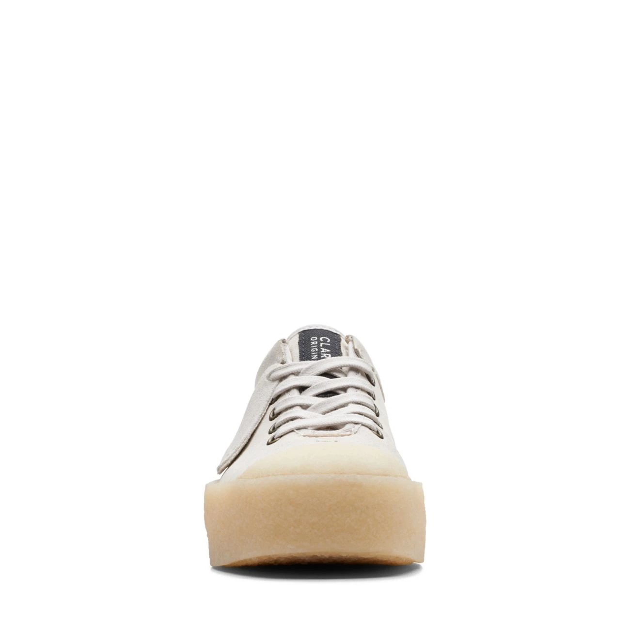 Clarks Tor Hoop Off White Suede - Image 3