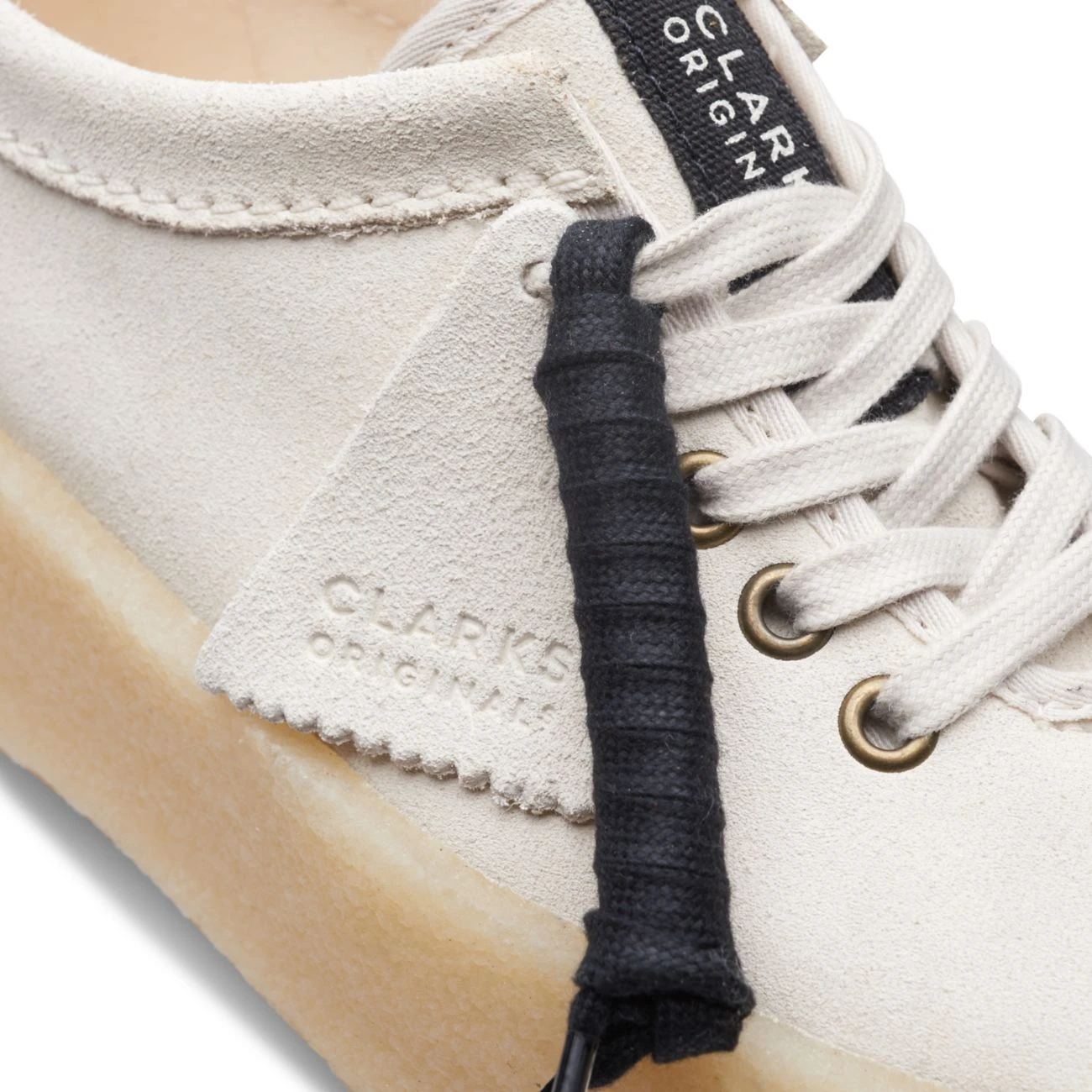 Clarks Tor Hoop Off White Suede - Image 8