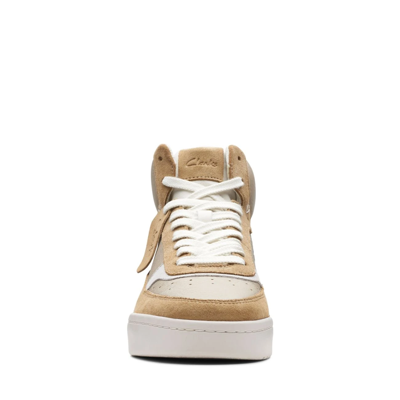 Clarks Craft Court Top Dark Sand Combi - Image 3