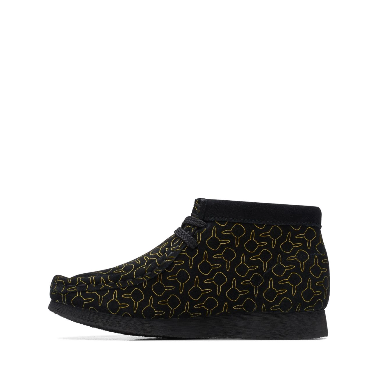 Clarks Wallabee Go Kid Black Suede - Image 5
