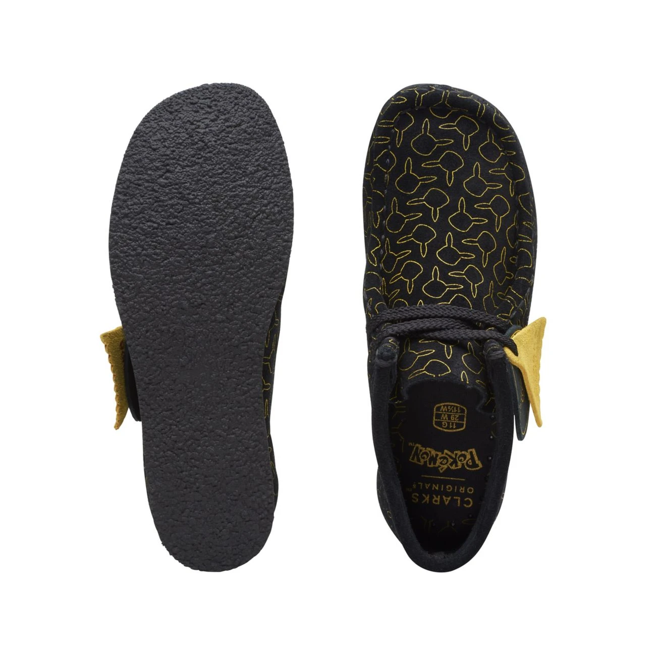 Clarks Wallabee Go Kid Black Suede - Image 7