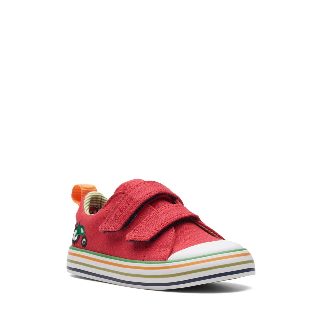 Clarks Foxing Tor Lo Toddler Red - Image 5