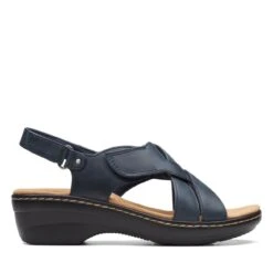 Clarks Merliah Echo Navy Leather